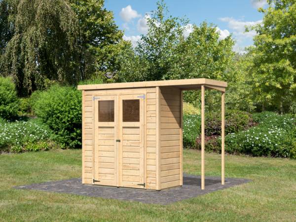 Karibu Gerätehaus Devin natur 14 mm Karibu Gerätehaus Devin natur 14 mm
