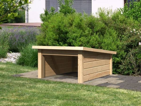 Karibu Woodfeeling Haus für Mähroboter 2 natur Karibu Woodfeeling Haus für Mähroboter 2 natur