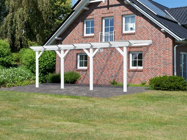 Karibu Terrassenüberdachung Classic Modell 1 Gr. C schneeweiß Farbset Karibu Terrassenüberdachung Classic Modell 1 Gr. C schneeweiß Farbset
