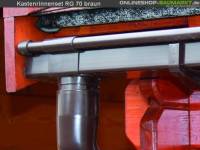 Dachrinnen Set RG 70 braun 750 cm Pultdach
