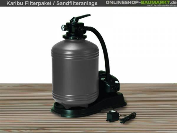Karibu Filterpaket Sandfilteranlage für Pools Karibu Filterpaket Sandfilteranlage für Pools