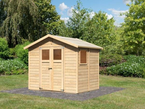 Karibu Gerätehaus Dalin 1 natur 14 mm Karibu Gerätehaus Dalin 1 natur 14 mm