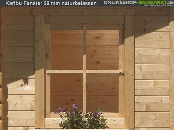 Karibu Fenster für 28 mm natur Dreh- / Kippfenster Karibu Fenster für 28 mm natur Dreh- / Kippfenster