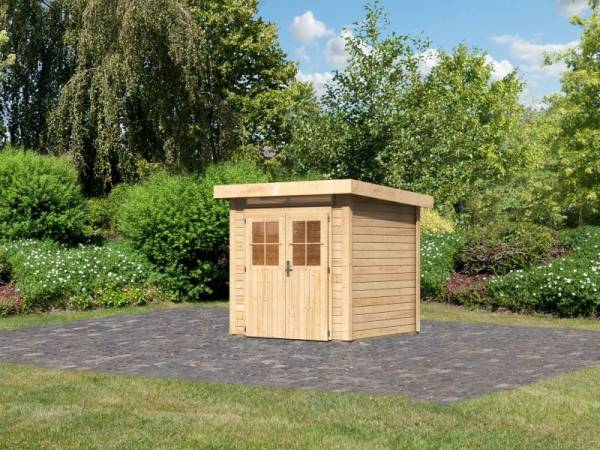 Karibu Gartenhaus Kerpen 1 naturbelassen Karibu Gartenhaus Kerpen 1 naturbelassen