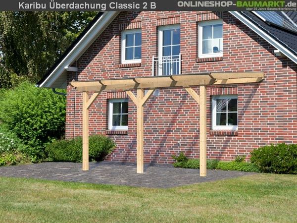 Karibu Terrassenüberdachung Classic Modell 2 Gr. B Karibu Terrassenüberdachung Classic Modell 2 Gr. B