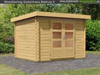 Karibu Woodfeeling Gartenhaus Bastrup 3
