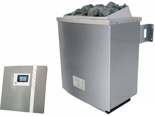 Karibu Saunaofen 9,0 kW externe Steuerung Premium mit Steinen Karibu Saunaofen 9,0 kW externe Steuerung Premium mit Steinen