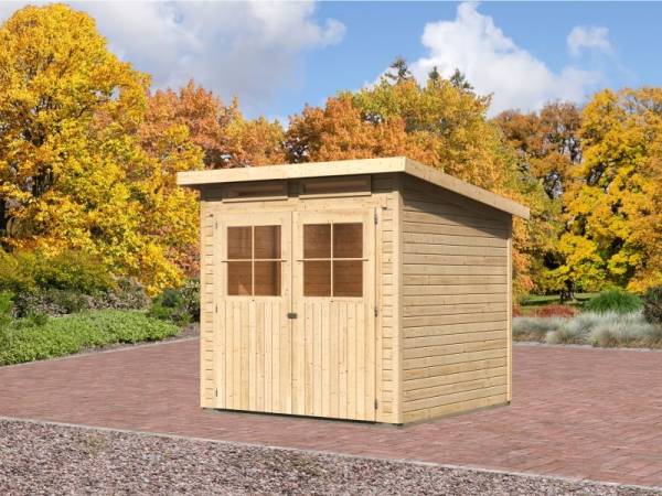 Karibu Gartenhaus Bremen 3 natur 19 mm Karibu Gartenhaus Bremen 3 natur 19 mm