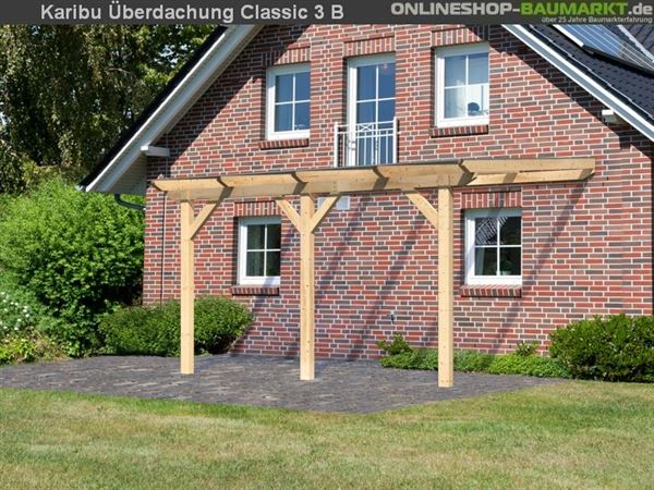 Karibu Terrassenüberdachung Classic Modell 3 Gr. B Karibu Terrassenüberdachung Classic Modell 3 Gr. B