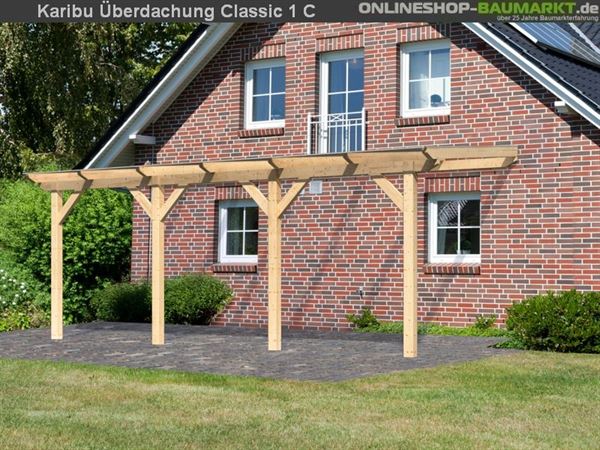 Karibu Terrassenüberdachung Classic Modell 1 Gr. C Karibu Terrassenüberdachung Classic Modell 1 Gr. C