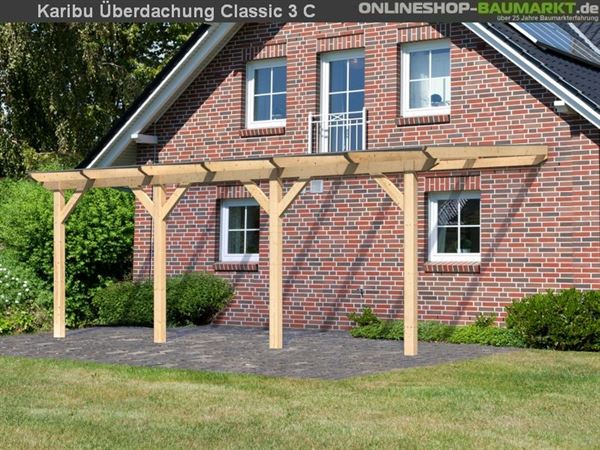 Karibu Terrassenüberdachung Classic Modell 3 Gr. C Karibu Terrassenüberdachung Classic Modell 3 Gr. C