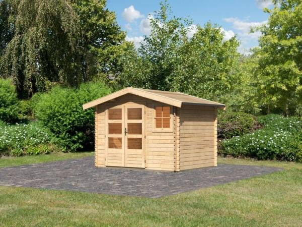 Karibu Woodfeeling Gartenhaus Blockholm 1 Karibu Woodfeeling Gartenhaus Blockholm 1