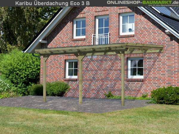 Karibu Terrassenüberdachung ECO Modell 3 Größe B Karibu Terrassenüberdachung ECO Modell 3 Größe B