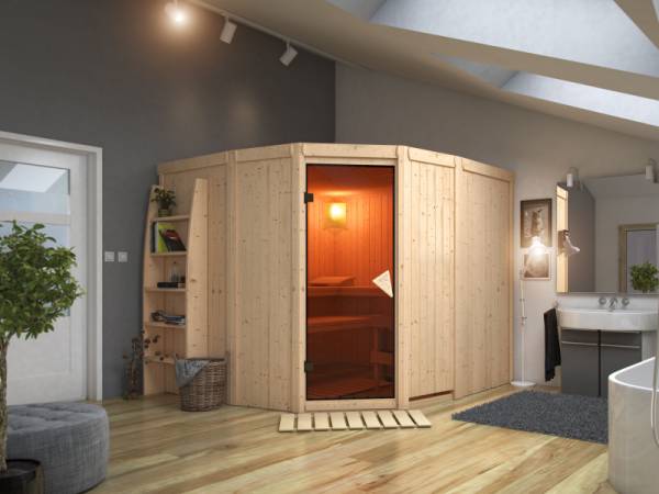Simara 3 - Karibu Sauna ohne Ofen - ohne Fenster -