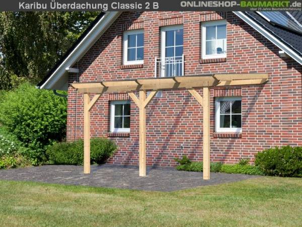 Karibu Terrassenüberdachung Classic Modell 2 Gr. B Karibu Terrassenüberdachung Classic Modell 2 Gr. B