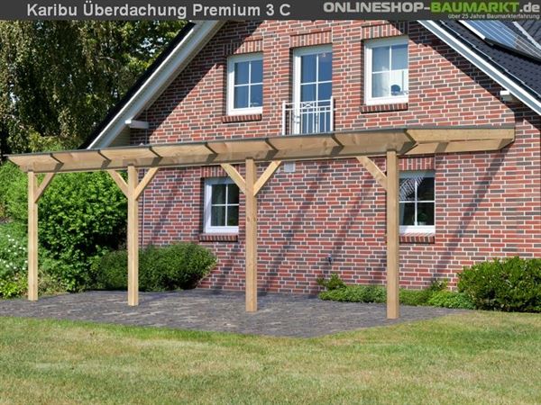 Karibu Terrassenüberdachung Premium Modell 3 Gr. C Karibu Terrassenüberdachung Premium Modell 3 Gr. C
