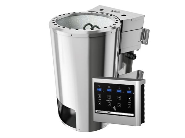 Karibu Bioofen Plug & Play 3,6 kW externe Steuerung steckerfertig Karibu Bioofen Plug & Play 3,6 kW externe Steuerung steckerfertig