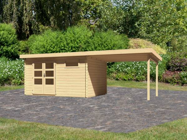 Karibu Woodfeeling Gartenhaus Bastrup 8 mit Schleppdach 3 Meter Karibu Woodfeeling Gartenhaus Bastrup 8 mit Schleppdach 3 Meter