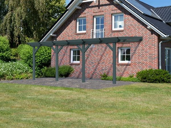 Karibu Terrassenüberdachung Classic Modell 2 Gr. C silbergrau Farbset Karibu Terrassenüberdachung Classic Modell 2 Gr. C silbergrau Farbset