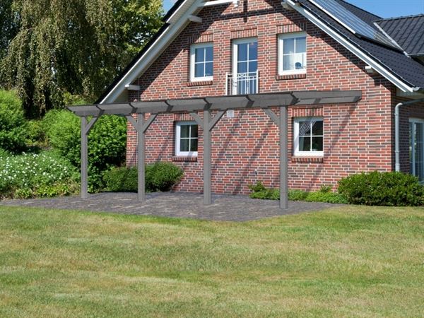 Karibu Terrassenüberdachung Classic Modell 3 Gr. C silbergrau Farbset Karibu Terrassenüberdachung Classic Modell 3 Gr. C silbergrau Farbset