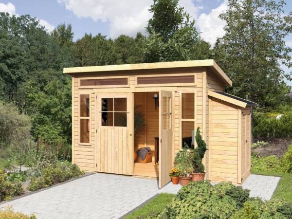 Karibu Gartenhaus Tinkenau 6 naturbelassen 19 mm Karibu Gartenhaus Tinkenau 6 naturbelassen 19 mm