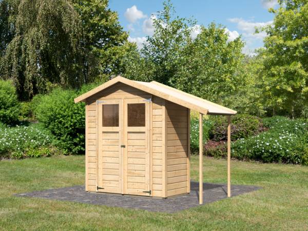 Karibu Gerätehaus Dana natur 14 mm Karibu Gerätehaus Dana natur 14 mm