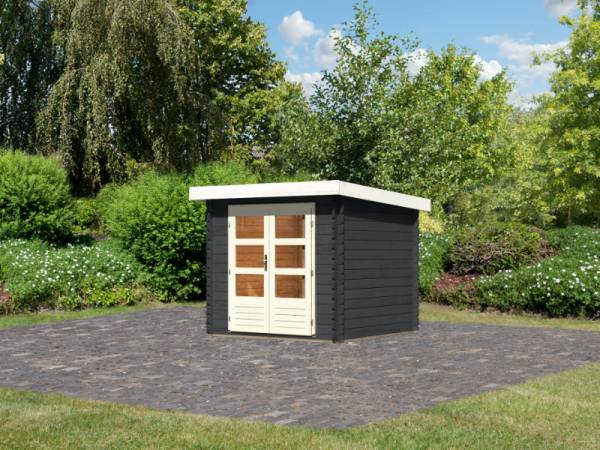 Karibu Gartenhaus Bastrup 2 anthrazit