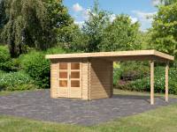 Karibu Woodfeeling Gartenhaus Bastrup 2 mit Schleppdach 3 Meter
