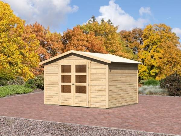 Karibu Aktions-Gartenhaus Oldenburg 4 mit Fußboden Karibu Aktions-Gartenhaus Oldenburg 4 mit Fußboden