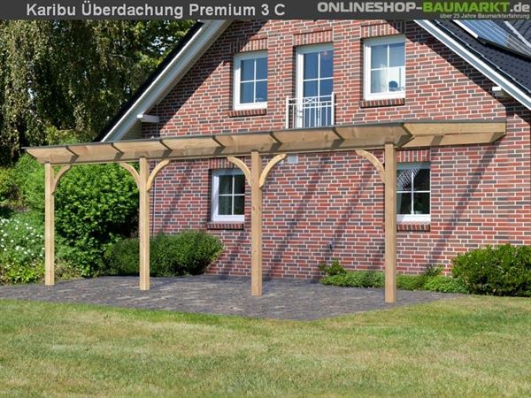 Karibu Terrassenüberdachung Premium Modell 3 Gr. C Karibu Terrassenüberdachung Premium Modell 3 Gr. C