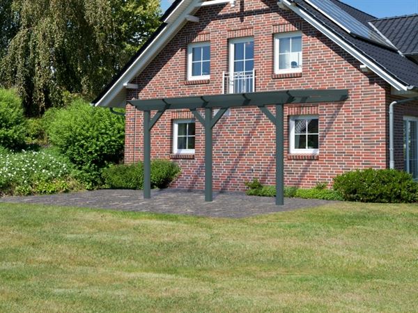 Karibu Terrassenüberdachung Classic Modell 2 Gr. B silbergrau Farbset Karibu Terrassenüberdachung Classic Modell 2 Gr. B silbergrau Farbset